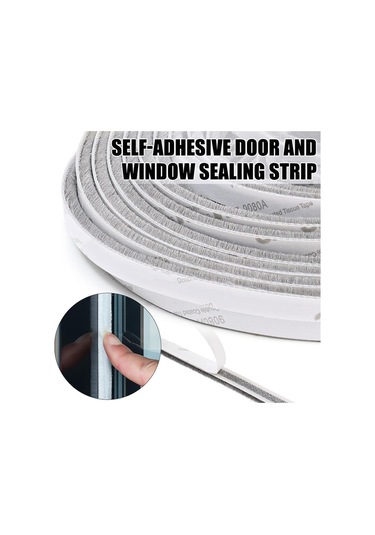 Beyaz 1 Adet Kendinden Yapışkanlı Kapı Ve Pencere Contaları