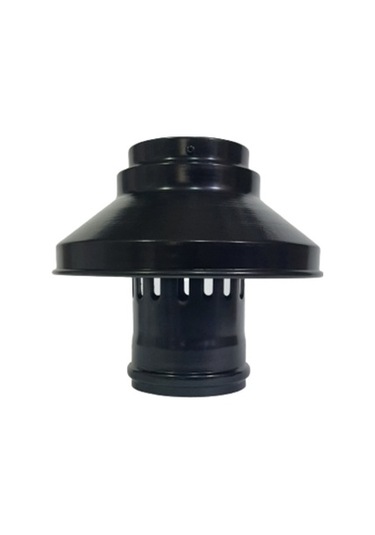 Dikey Şapkalı Kuşluk Pelet Soba Çap 100 Mm