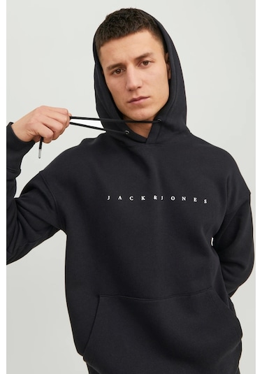 Jack&jones Jjestar Jj Sweat Hood Noos Siyah 001