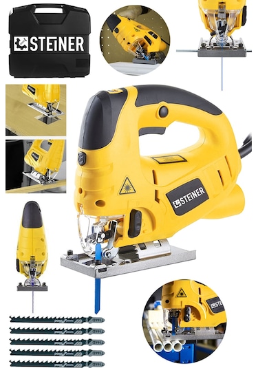 Steiner 4000 Watt Lazerli Otomatik Dekupaj Çantalı Sarı + 5 Uç