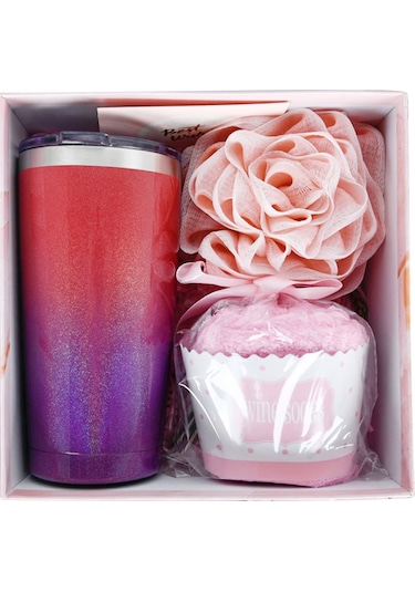 Ranyeek 20oz Çift Katlı Vakumlu Paslanmaz Çelik Termos Bardak Seti 7 Parça : Isı/sıcaklık Koruma, Anti-kaplanma Kapağı İle Hediye Kutusu Dahil Çok Renkli