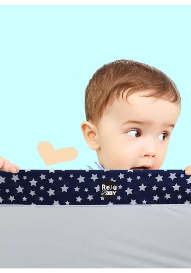 Festival Pratik Katlanır Çocuk & Bebek Yatak Bariyeri Lacivert