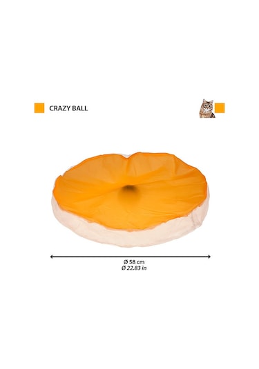 Ferplast Crazy Ball Döner Toplu Elektronik Kedi Oyuncak