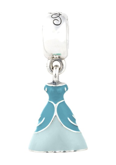 Nur Silver Ariel Prenses Elbisesi Gümüş Charm Nur-bl00173