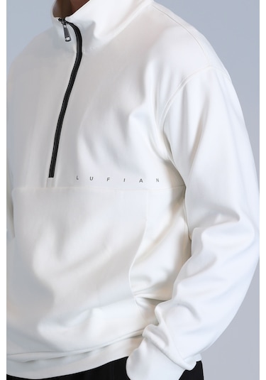 Lufian Erkek Howe Sweatshirt 112030142 Kırık Beyaz Kırık Beyaz Lufian Erkek Howe Sweatshirt 112030142 Kırık Beyaz Kırık Beyaz