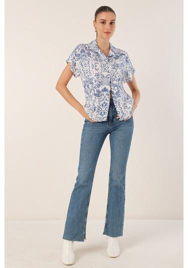 Bigdart 3711 Yarım Kol Gömlek - D.mavi 001