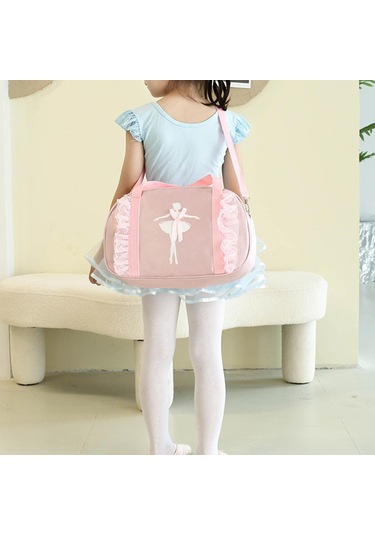 Homyl Bale Dans Çantası Tatlı Tutu Elbise Seyahat Için Çocuk Pembe