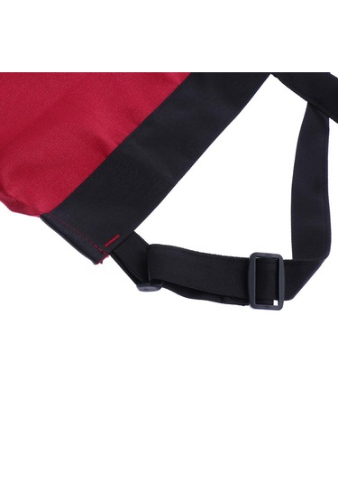 Suntek Unisex Bel Önlükleri Küçülmez Solmaz Quick Kitchen Kırmızı Siyah Kenar