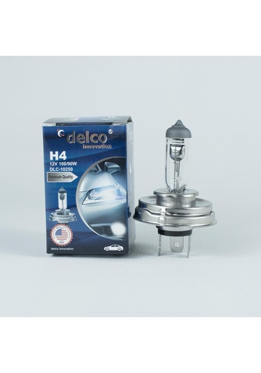 Delco U.s.a H4 90/100w Tablalı 45t Far Ampulü 12 Volt 10 Adet