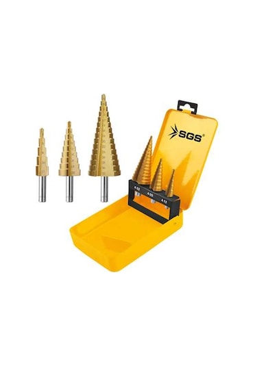 Sgs 2840 Hss Kademeli Matkap Ucu Seti 4-12/4-20/4 32 Mm