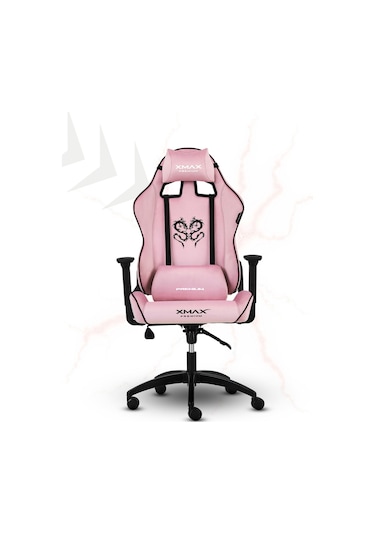 Rio Balerion Terletmez Kadife Kumaş Pembe Gaming Oyuncu Koltuğu -11 Pembe