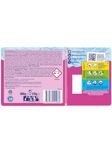 Kosla Multipower Oxi Advance Renkliler için Leke Çıkartıcı Deterjan Güçlendirici Toz 970 G