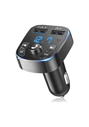 Lencent Car Fm Transmıtter Bluetooth Car Fm Transmitter Bluetooth Car Mp3 Player Wireless Radio Adapter Kit