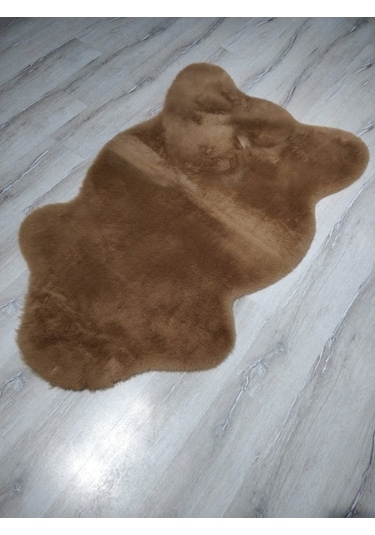 Mucize Tavşan Süet Taban Gtcamel Post Halı 80 x 150 Cm