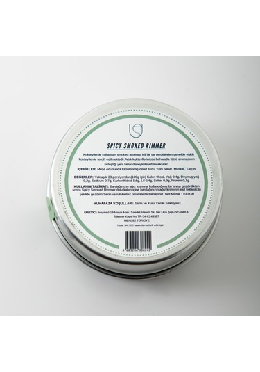 Inspıred Choıce Spıcy Smoked Kokteyl Rımmer 100 G