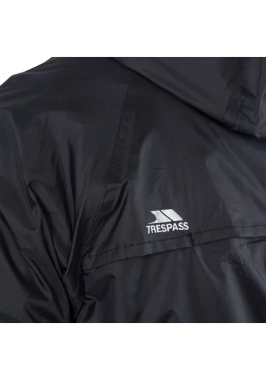 Trespass Trespass Qikpac Jacket - Unisex Packaway Unisex Siyah Yağmurluk Blk Siyah