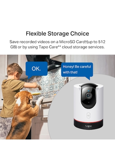TP-Link Tapo C225 2K QHD Yapay Zeka Ev Güvenliği Wi-Fi Kamerası
