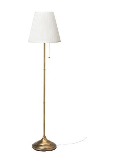 Yer Lambası Abajur,IKEA Beyaz-Pirinç Rengi MeridyenDukkan Masa La