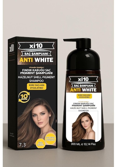 Xi10 Fındık Kabuğu 7.3 Beyaz Kapatıcı Şampuan 300 Ml.