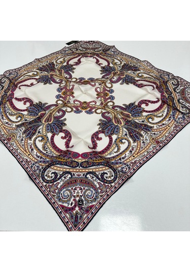 Vissona Twill İpek Eşarp Ipk6703-37854 Çok Renkli