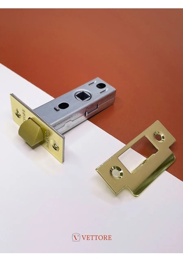 Vettore Plastik Altın Renkli İç Kapı Mandalı 194977339