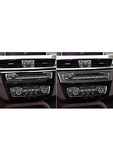 Bmw X1 F48 / X2 F39 Radyo Paneli Etiketi İçin Siyah 1 Adet