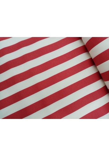 Hayat Home Çizgi Desen Lüks Duck Keten Kumaş