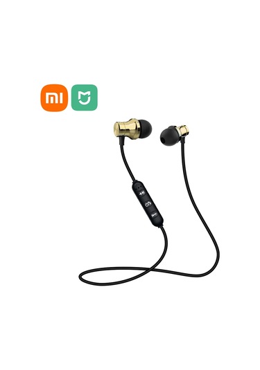 Mıjıa Xiaomi Bluetooth Spor Kulaklık - Su Geçirmez, Manyetik Mikrofonlu, İos Uyumlu Mavi