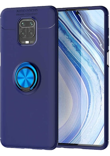 Xiaomi Redmi Note 9S Kilif Yüzüklü Magnetli Ravel Case 433120441