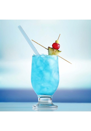 LAV Rena Cam Meşrubat Bardağı 6'lı 215 ml Tablalı (Tatlı Servisi , Dondurmalık , Su Bardağı )