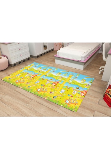 Animal Party Premium Oyun Matı / Halısı 140cm 225cm 12mm Mat 028