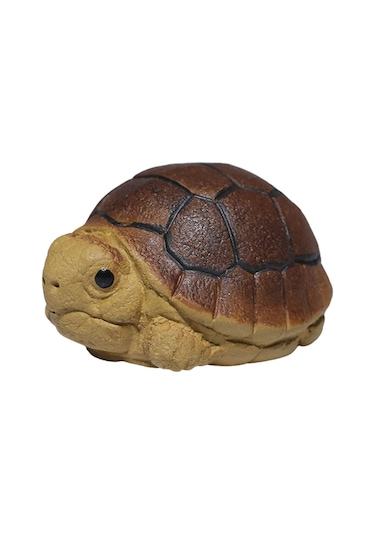 Homyl Mor Kil Çay Pet, Kaplumbağa Heykeli Heykelcik Minyatür Küçük