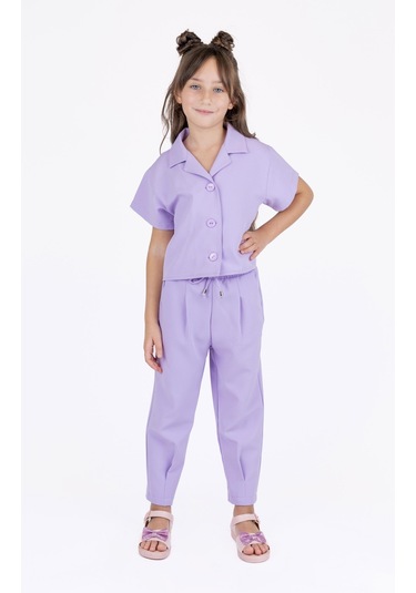 Best Kids Kız Çocuk Gömlek Yaka Ceket 001