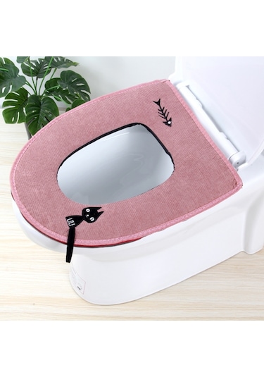 Sones Yıkanabilir Banyo Tuvalet Oturağı Örtüsü Isıtıcı Yumuşak Yastıklı Ped Closestool Kapak Matı Ev Ürünleri