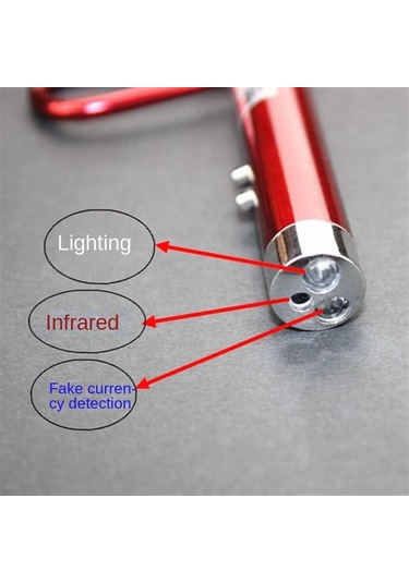 Yuntech01 Alüminyum 6'lı Set: Led Fener, Mor Işık Para Kontrol, Işık Rehberi - Taşınabilir Dış Mekan, Kamp, Ev Tamiri Çok Renkli