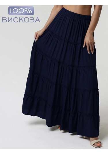 A.punto Tvoj Luk Uzun Maksi Etek 155014579 Mavi