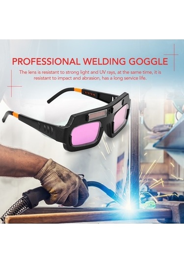 Trendooze Createtech Otomatik Kaynak Kararan Güvenlik Gözlüğü Qj - Enerjisi Anti Ultraviyole