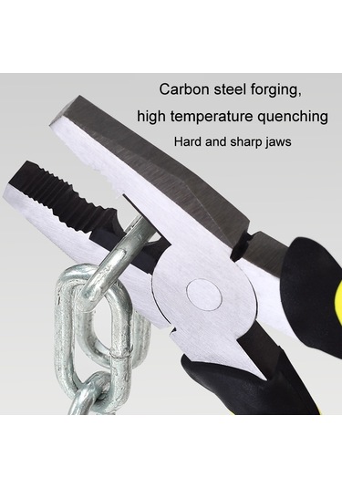 8 İnç Mengene Tel Pense Endüstriyel Sınıf Emek Tasarrufu Sağlayan Ev Elektrikçi Sıyırma Pensesi