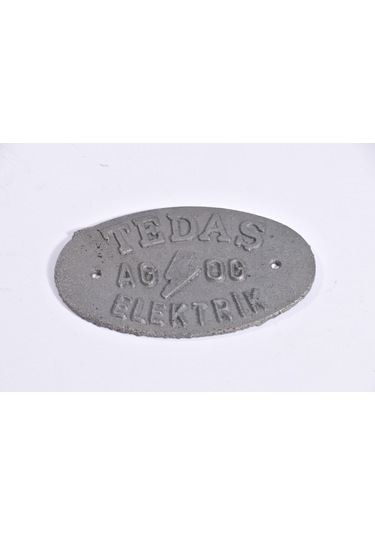 Tedaş Asfalt Döküm Plaka 10 Adet