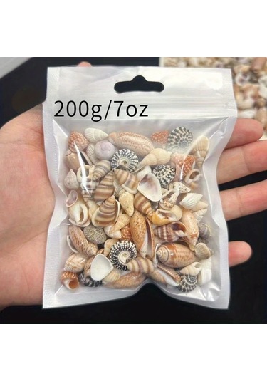 Willowhaven 200g Renkli Mini Kabuk Kum Karışımı Dıy El İşleri Akvaryum Dekorasyon