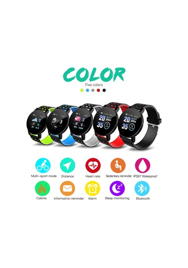 Padalink 1.3 " Dokunmatik Ekran Ip68 Su Geçirmez Akıllı Saat (İthalatçı Garantili)