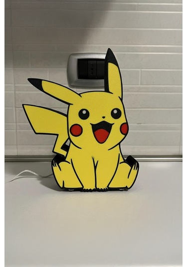 Pikachu Dekoratif Led Aydınlatma Çok Renkli