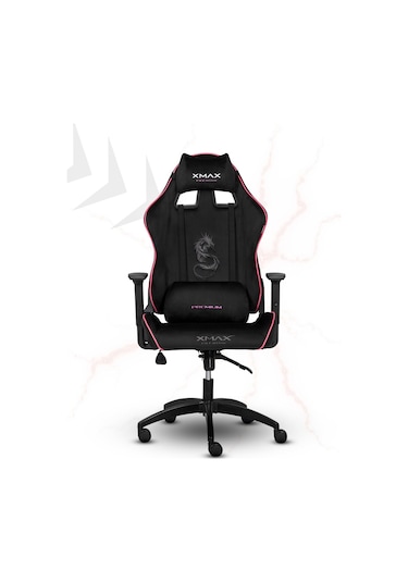 Rio Balerion Terletmez Kadife Kumaş Siyah Gaming Oyuncu Koltuğu - 27 Siyah