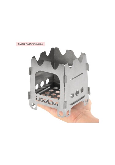 Artfulabode Ultra Titanyum Taşınabilir Ocağı Katlanır Kamp, Kamp Jzr-gy Hiking Hafif Gümüş Geeroyoo Balıkçılık & - Kz Gümüş