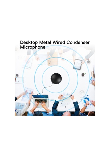 Maiyame Usb Konferans Mikrofonu - 360 Çok Yönlü, Taşınabilir Metal Mini Mikrofon Windows/mac Uyumlu