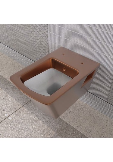 Lucco Loop Asma Klozet İçi Beyaz Dışı Komple Bronz