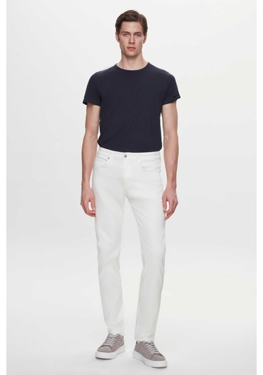 Ds Damat Slim Fit Ekru Gabardin Denim Pantolon 4hcc3t404003m Ekru