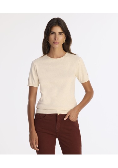 Yargıcı Nakış Detaylı Triko 25kktr2008x 027 Bej