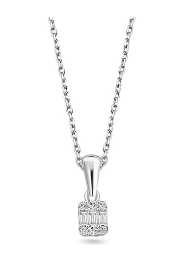 Pirnus Diamond Baget Kolye 14 Ayar Altın Gramı : 1.77