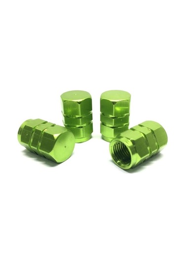 Alüminyum Altıgen Sibop Kapağı 4'lü Yeşil